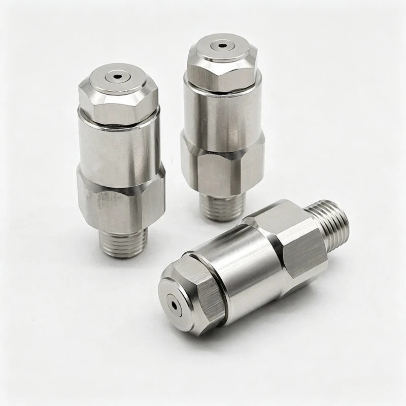 Stainless Steel Anti-Dripping 1/4'' Male LNN Low-Pressure Atomizing Fine Fog Mist Spray Nozzle with Filter for Cooling System