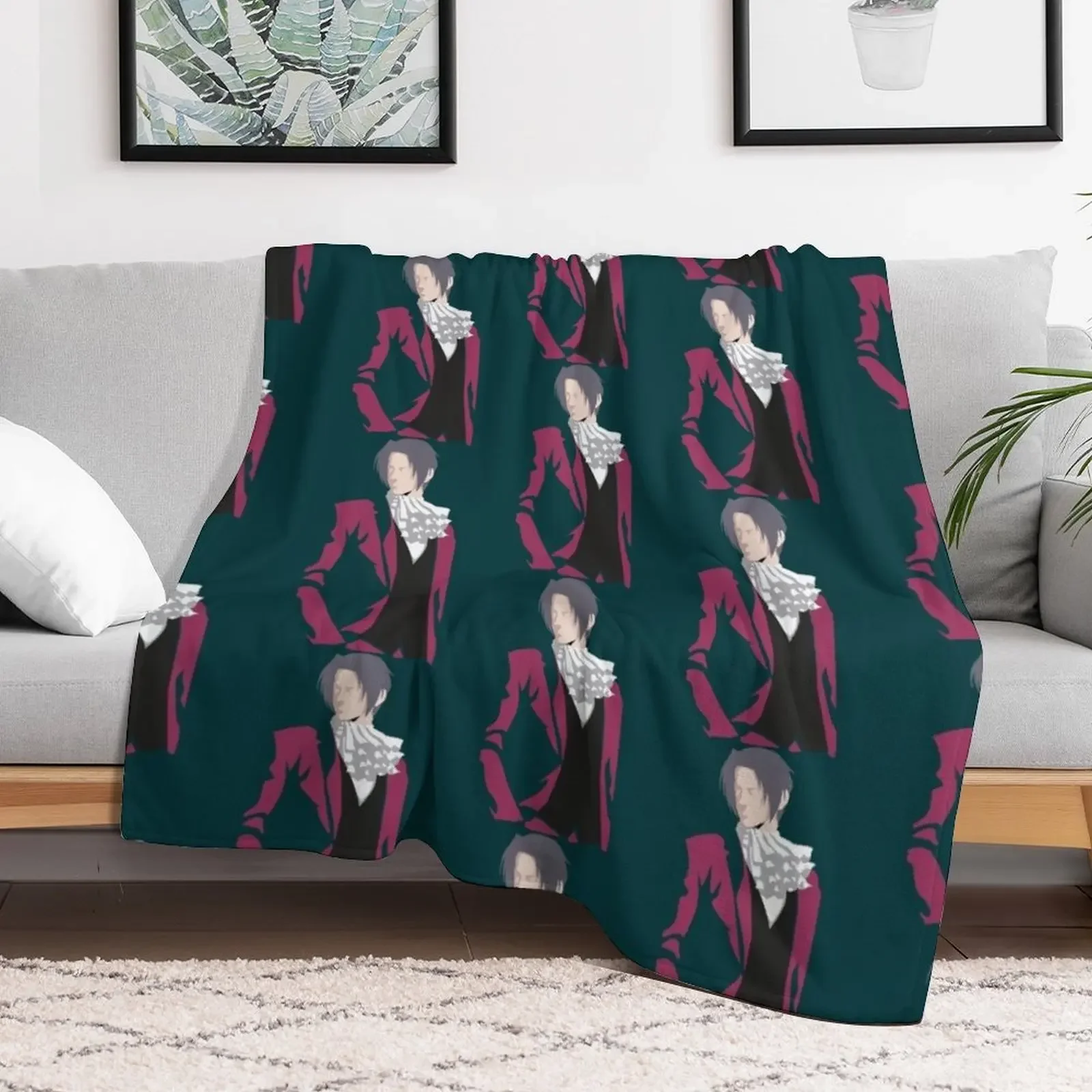 Ace Attorney Miles Edgeworth Throw Blanket Bed linens Luxury Designer For Baby Blankets