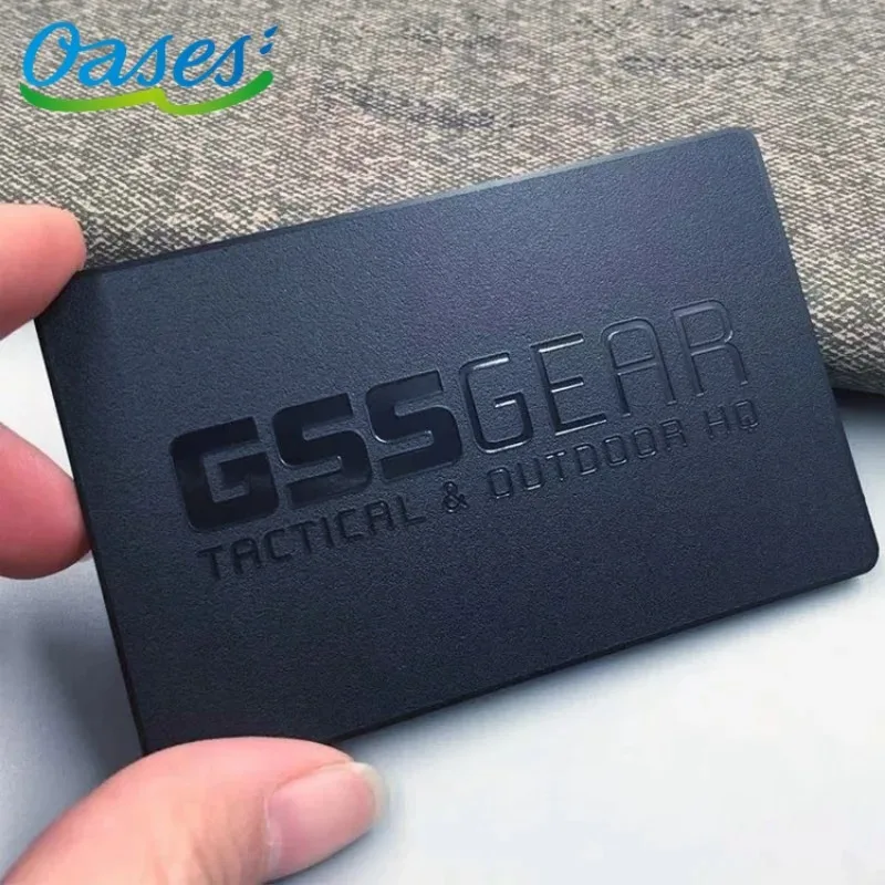 Customized query 2025 New Arrival Affordable Customized Stainless Steel Business Black Metal Cards with Personalization Engravin