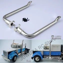 RC 1/14 LESU Metal Exhaust Pipe Chimney GW-K010 For Tamiya 1/14 King Hauler Grand Hauler Rc Tractor Truck Diy Model Truck Parts