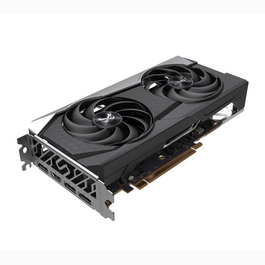 Видеокарта Sapphire Radeon RX 6600 XT Nitro + 8 Гб для AMD RX6600XT 8G D6 Nitro + RX6600 XT