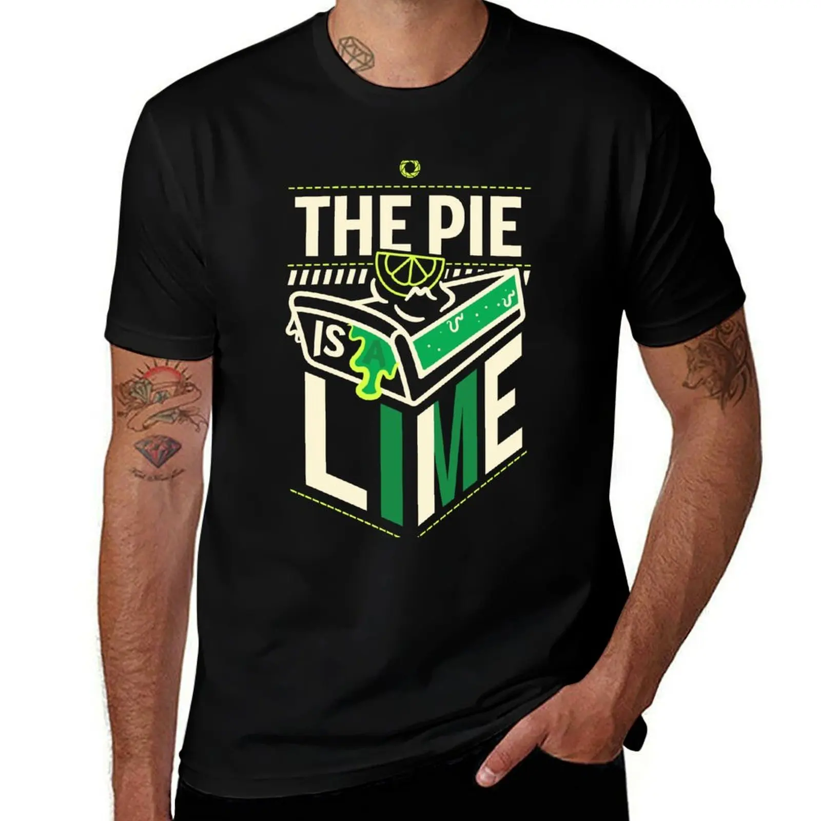 The Pie is Lime T-Shirt Holiday Party T-Shirt for Men