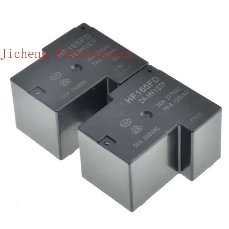 

10PCS HF165FD-24-HY1STF A set of normally open 4-pin 40A 277VAC new relays