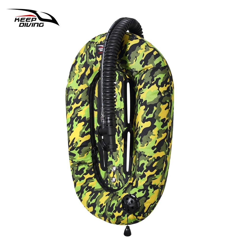 30LBS Scuba Diving BCD Donut Wing Single Tank Tech Dive Cylinder Auftriebskompensator Sicherheitsausrüstung – Detail 5