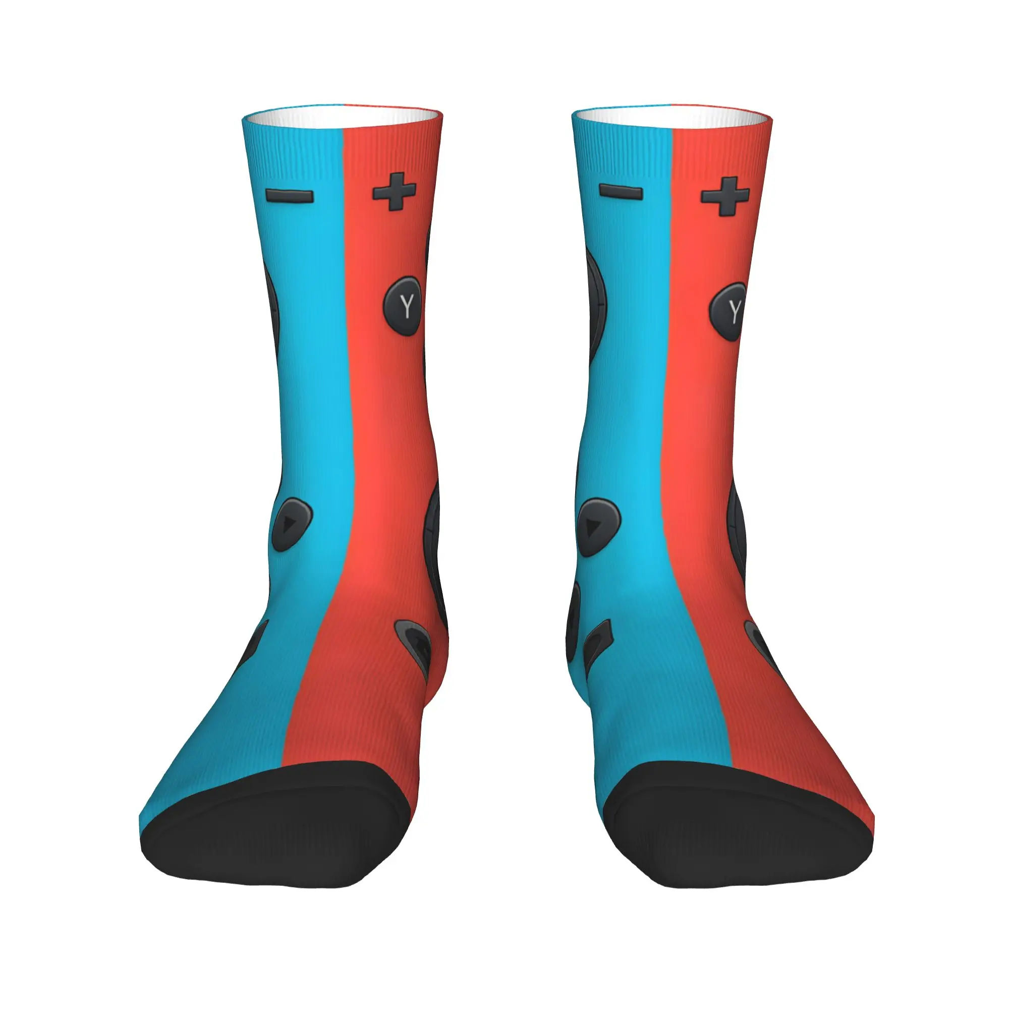 Simple Games Console Socks Creative Game Console Anti Skid Stockings Men Medium Soft Running Sports Socks Autumn Gothic Socks