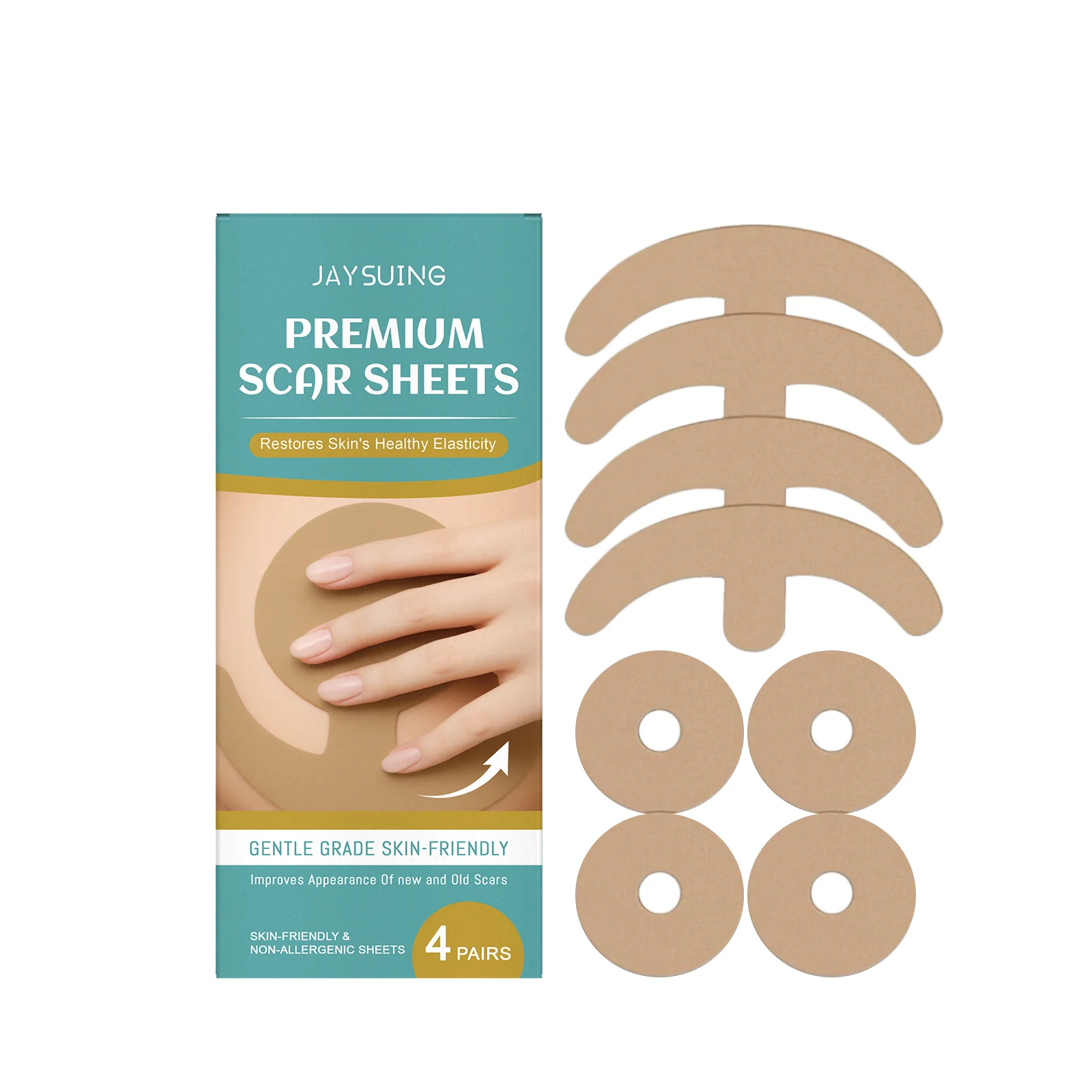 Chest Care Patch Moisturize Increase Skin Elasticity Reduce Scars Repair Skin Barrier Hyaluronic Acid Pulling Shaping Stickers