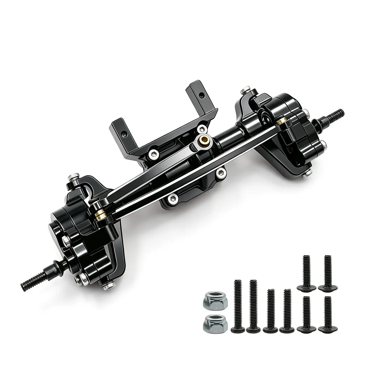 RC Car Metal Front Axle Assembly Fit For FMS 1/24 FCX24 XQ FSZ  Chevrolet  K5  Modified Remote Control Car Parts