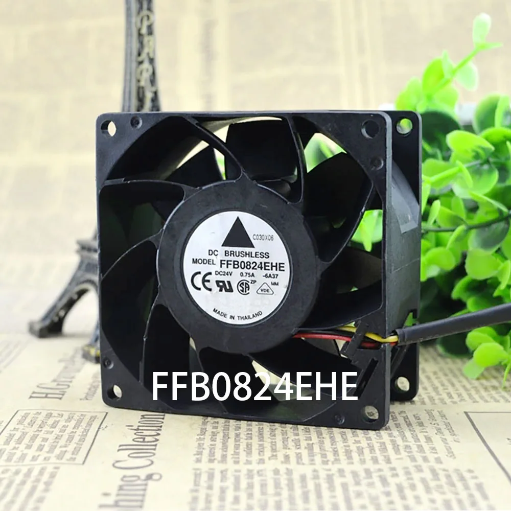 

Радиатор охлаждения корпуса FFB0824EHE 24 В постоянного тока 0,75 А 80*80*38 мм Серверный осевой вентилятор