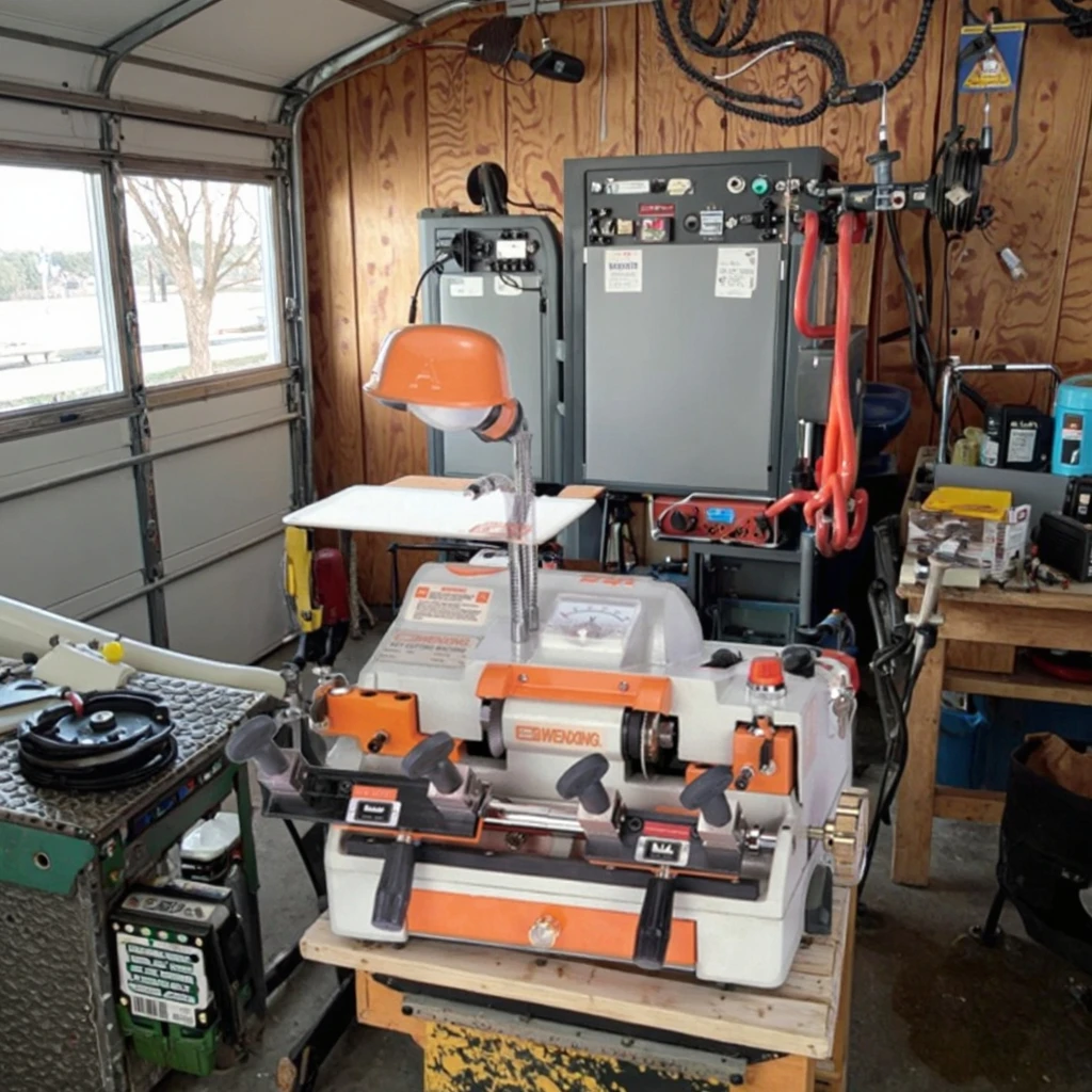 Hoge kwaliteit Wenxing 100-A2 sleutelsnijmachine voor geavanceerde multifunctionele dubbele sleutel kopieersnijmachine