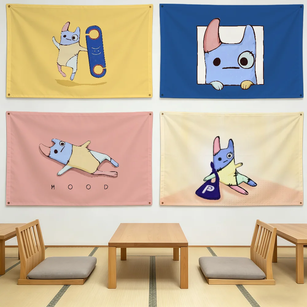 B-BadS-ES B-BuddyS Flag Durable Outdoor Indoor Patio Festive Decoration Classic Design Pole Wall Room Banner