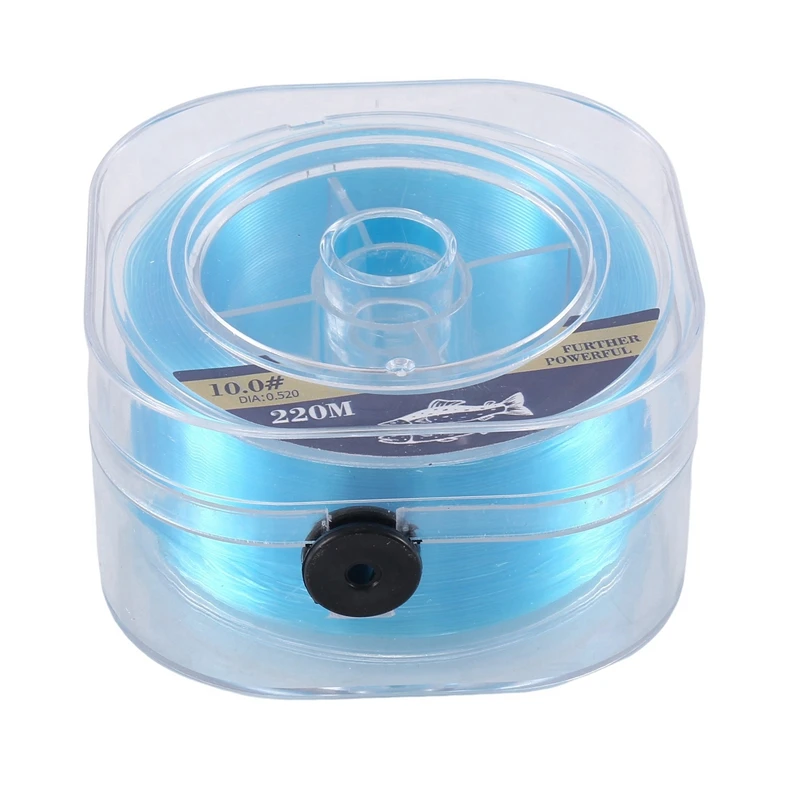 ●220M Long Throw Nylon Line Sea Fishing Monofilament Carp Wire Leader Line Fishing Line Fishing Accessories