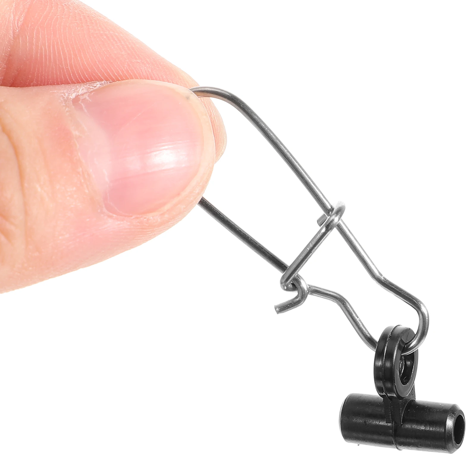

20 Pcs Fishing Line Connector Small Components Stainless Steel Portable Snaps High Durable Corrosion Resistance Various