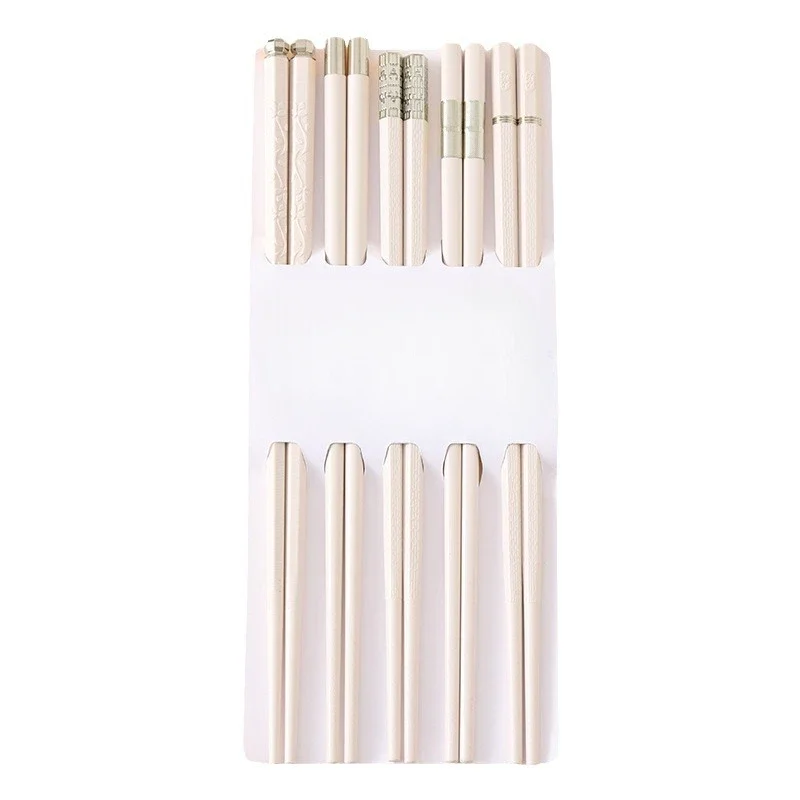 

Alloy tableware chopsticks meal sharing non-slip and high temperature resistance chop sticks