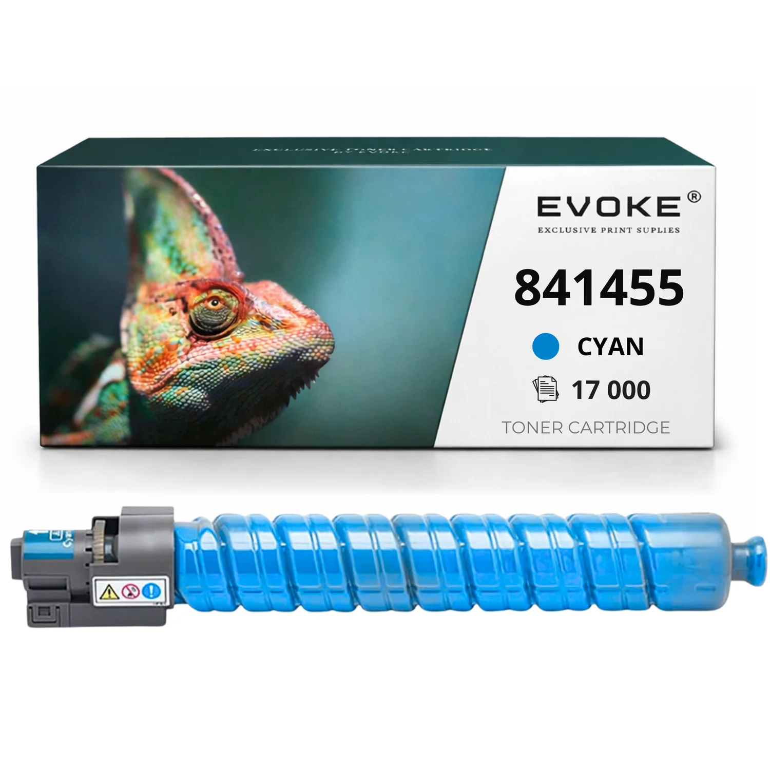 Evoke compatibele toner voor Ricoh Mpc-5501C 841455 Mpc5501C Mpc-5000 Mpc5000 Mpc-5501 Mpc5501 Mpc-4501 Mpc4501 Cyaan 17000 pagina's Mpc5000 Mpc5501 Mpc4501