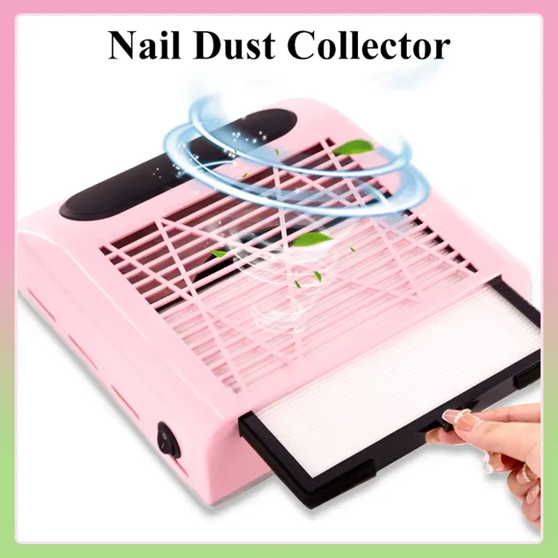 

Nail Dust Collector Manicure Machine Tools Strong Power Nail Vacuum Cleaner With Remove Filter Nail Extractor Fan Nail Art Tool