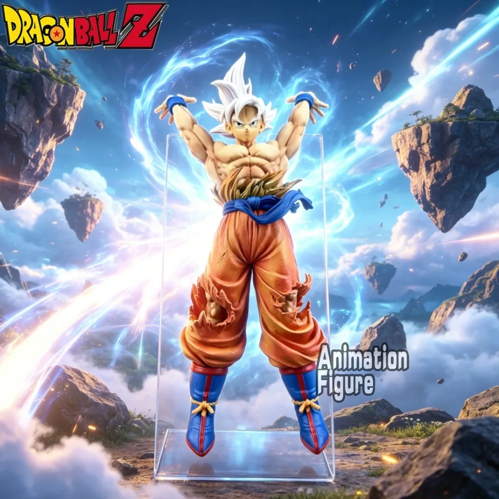 25cm Anime Dragon Ball Z Figur Sammlerstück Gas Goku Actionfiguren PVC-Statue Desktop-Ornament Sammlermodell Spielzeug Geschenke