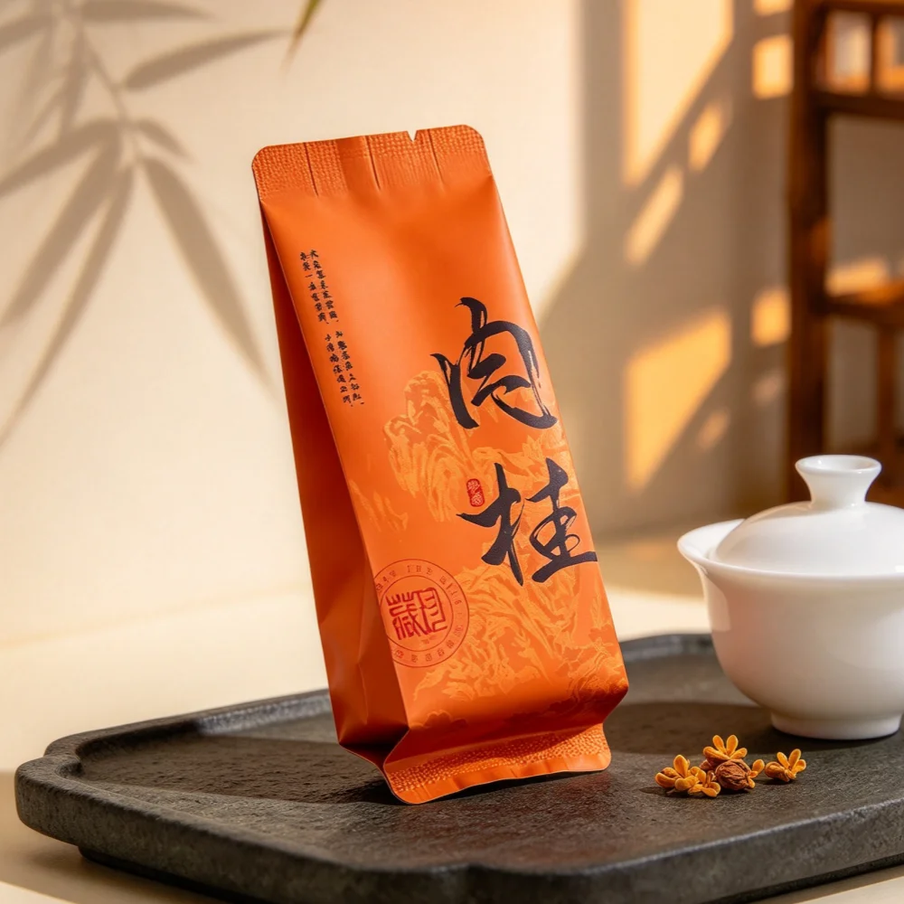 China Style Famous Tea Bag TIEGUANYIN DAHONGPAO JINJUNMEI JASMINE YASHIXIANG DIANHONG Blacktea Word Customized Aluminum Foil Bag