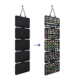 Hanging Enamel Lapel Pin Display Panels Felt Badge Button Brooch Storage Holder Jewelry Necklace Display Stand Earring Organizer