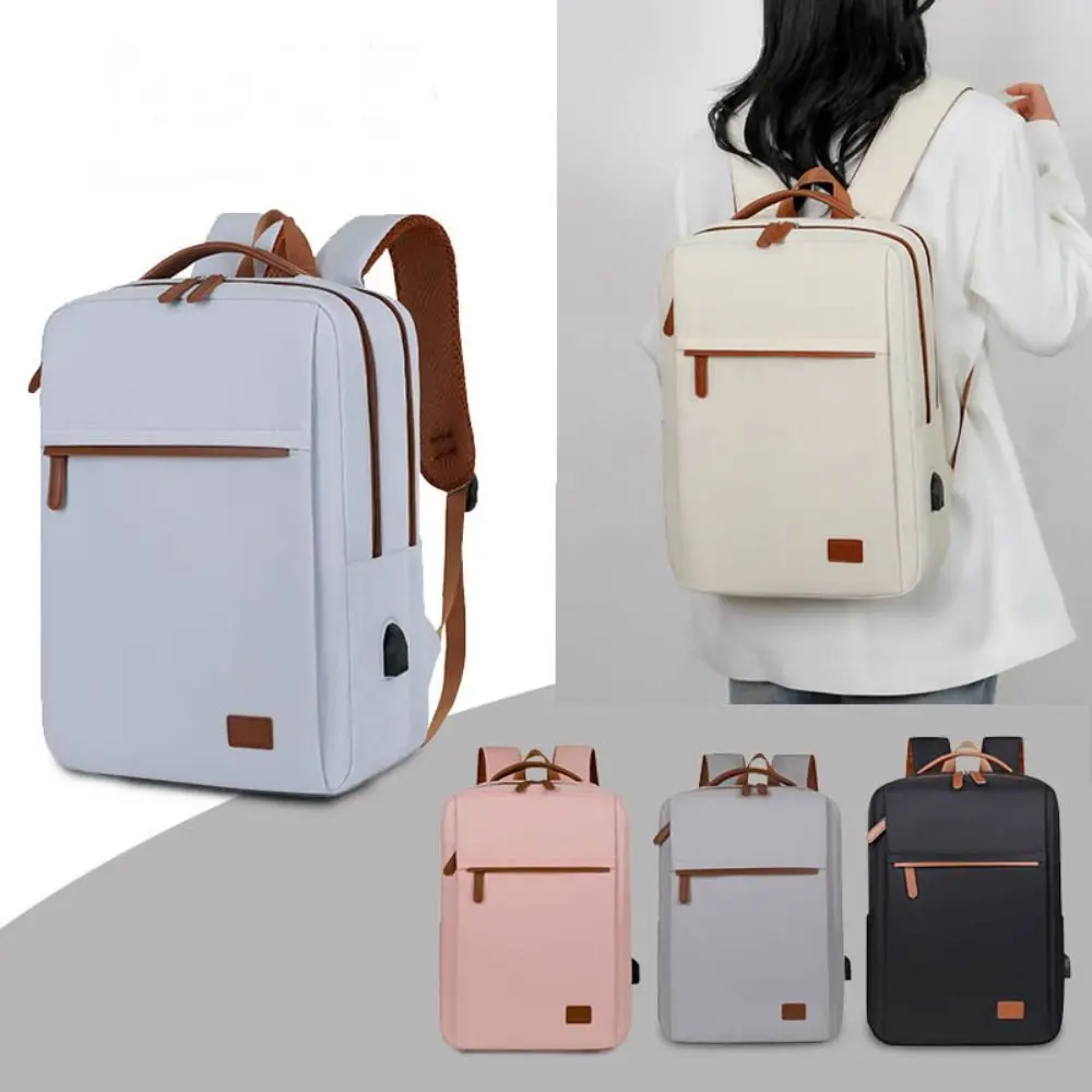 

Waterproof Student Backpack Large Capacity Wear-resistant Travel Backpack With Luggage Belt & USb Charging Leisure
