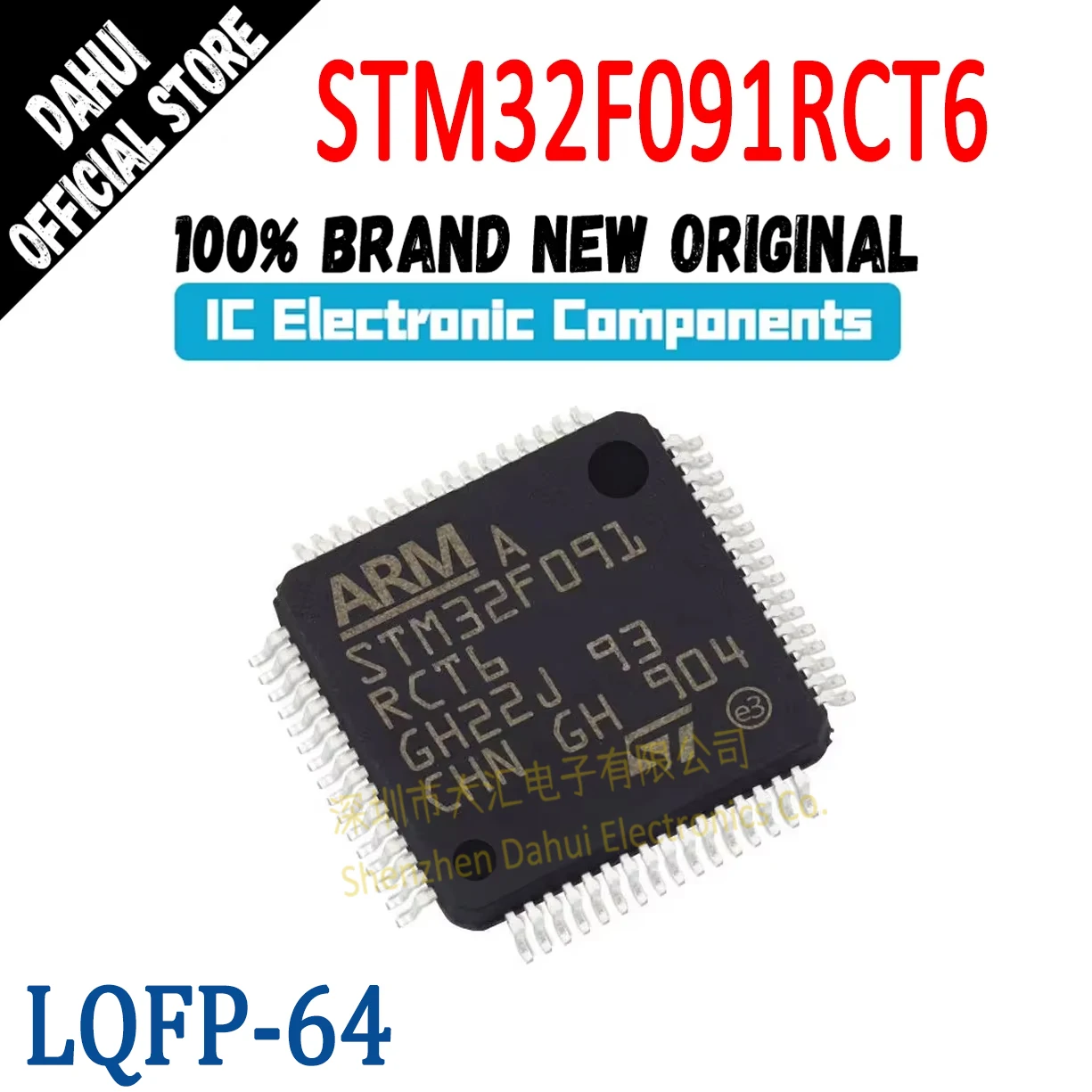 STM32F091RCT6 STM32F091RC STM32F091R STM32F091 STM32F STM32 STM IC MCU Chip LQFP-64 In Stock 100% New Original