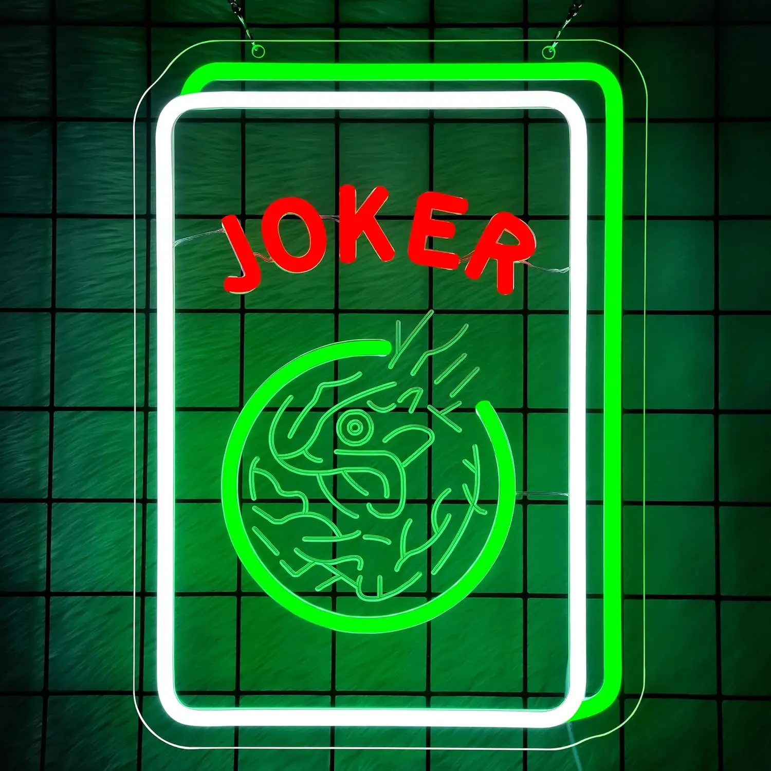 

Неоновая вывеска Маджонг USB с регулируемой яркостью, светодиодная лампа для бара, клуба, вечеринки, казино, игровая комната, украшение для спальни, подарок