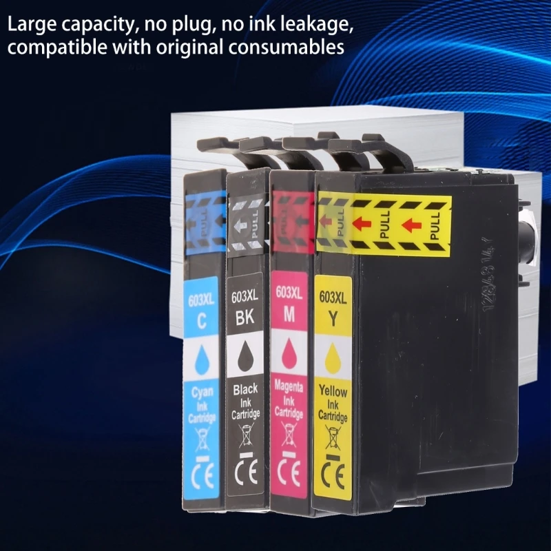 Bright Color Full Ink Cartridges for EPSON XP 2100 2105 3100 3105 4100 4105 Super High Yield Replaced Inkjet Printer