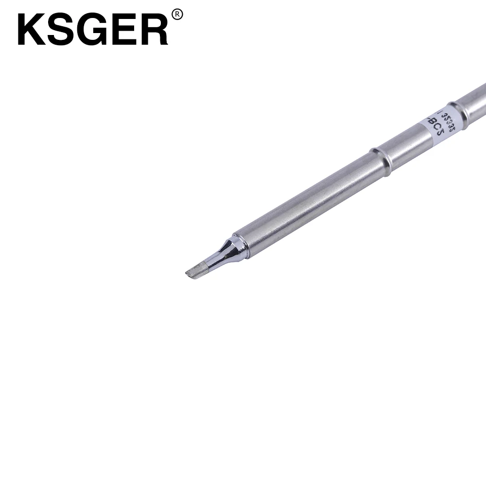 KSGER T12 Electric Soldering Iron Tips T12-K B2 BC2 ILS JL02 D24 KF For Hakko fx951 DIY Soldering Station Kits