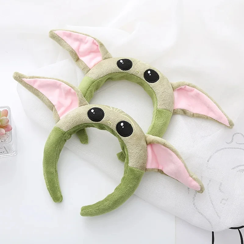 Disney STAR WARS Mickey Mouse Ears Headwear Grogu Baby Master Yoda Headbands for Adults Women Hairbands Girls Hair Accessories