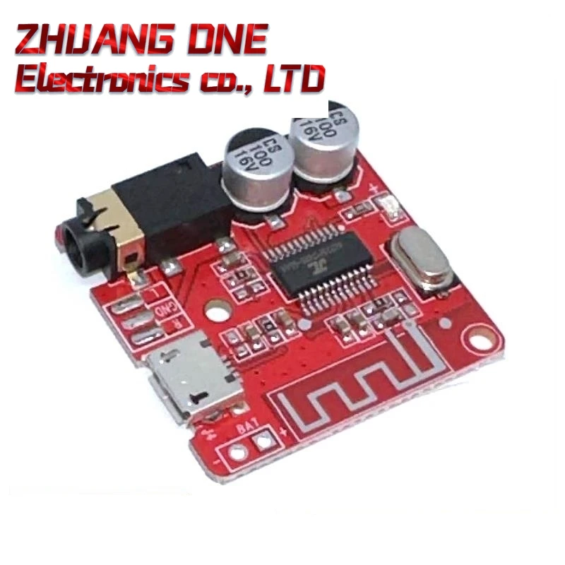ตัวรับสัญญาณเสียงบลูทูธ5.0 4.1 MP3บลูทูธบอร์ดเครื่องถอดรหัสไร้สายโมดูลเพลงสเตอริโอ3.7-5V XY-BT-MINI