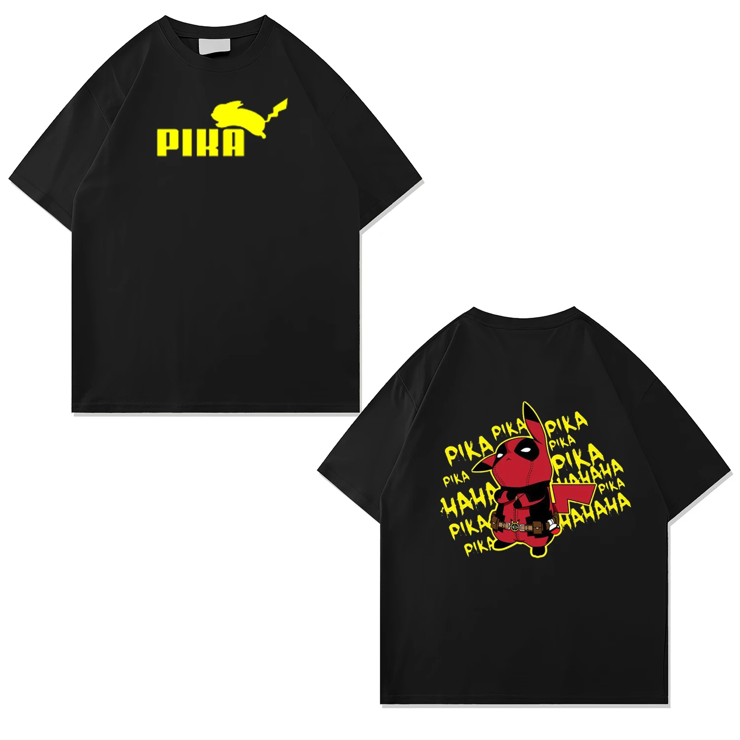 

2024 Summer Baby Clothing Boys Anime T-Shirt Breathable High Quality Printed Deadpool Short Sleeve Women's Outdoor Casual Tops
