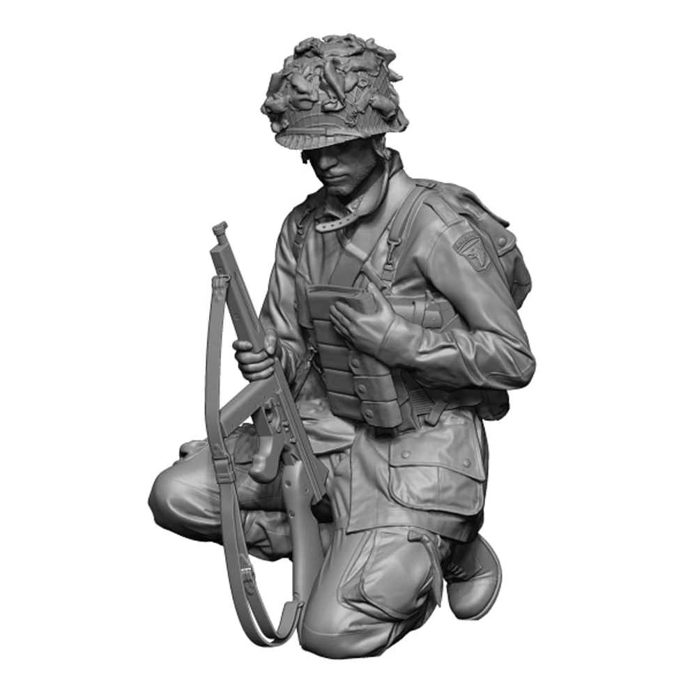 1/35 WW2 US Soldiers, Resin Model figure soldier, WWII Military themes, Unassembled and unpainted kit