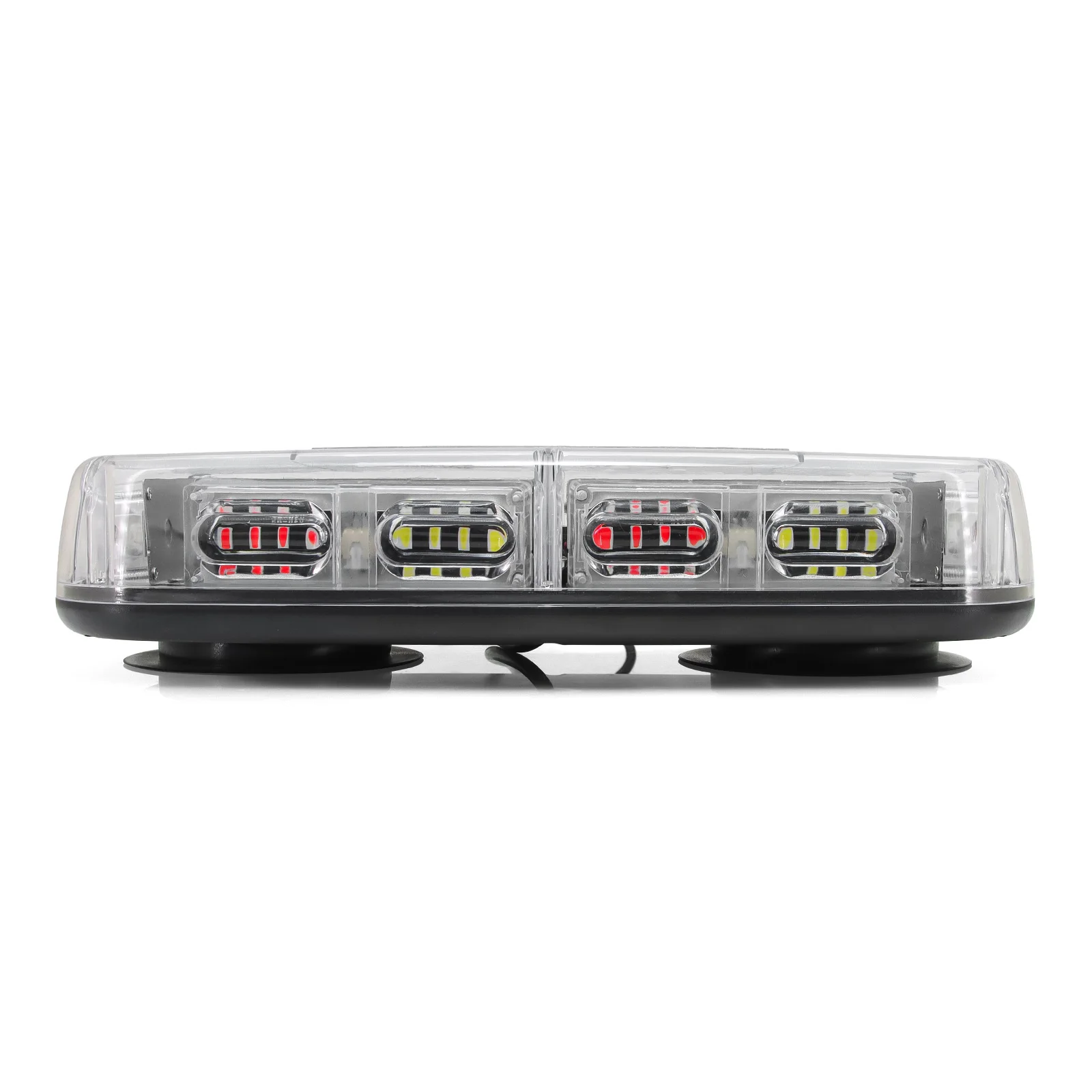 Luces estroboscópicas amarillas/rojas de 48LED para techo, lámpara de señal de emergencia para coche, luz intermitente de advertencia de seguridad, baliza para coches de 12V y 24V