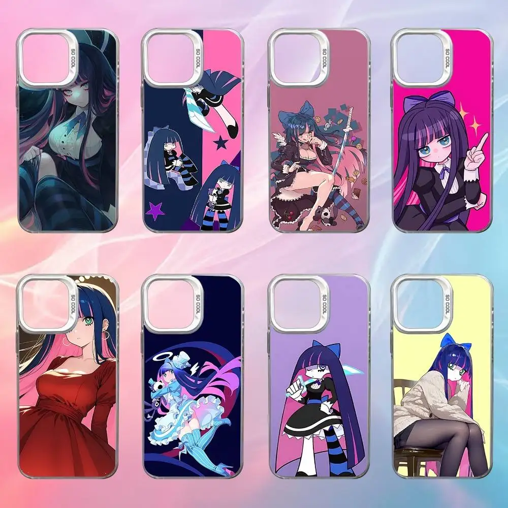 

Cute S-Stocking Anime Phone Case For iPhone 17,16,15,14,13,12,X,8,Pro,Max,Plus,SE4,Air,Mini White IMD HD Matte