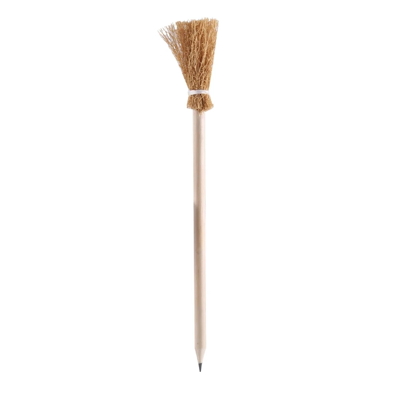 Crayons à baguette pour anniversaire à thème, fournitures de fête, sac cadeau, remplissage de faveurs, balai de sorcière, 20 pièces