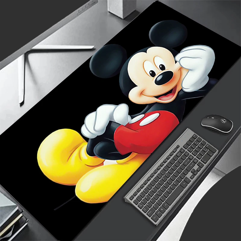 Large Gaming Mousepad Mickey Minnie XXL New Keyboard Pad Gamer Mouse Pad On The Table Speed Desk Mat Anime 900x400 Mouse Mat