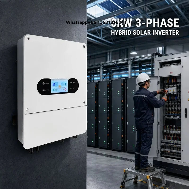 Suoer SUN-8K IP66 3-Phase Hybrid Solar Inverter Waterproof and Dustproof 3.2kw/4.2kw/6.2kw Solar Hybrid Inverter