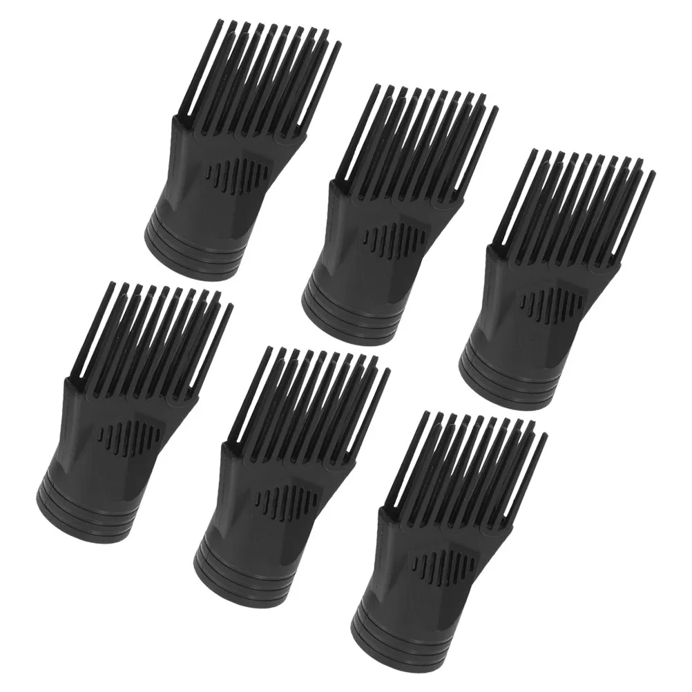 

Набор из 6 универсальных насадок для фена: пластиковые насадки-щетки для укладки волос для салонов и домашнего использования, для выпрямления волос