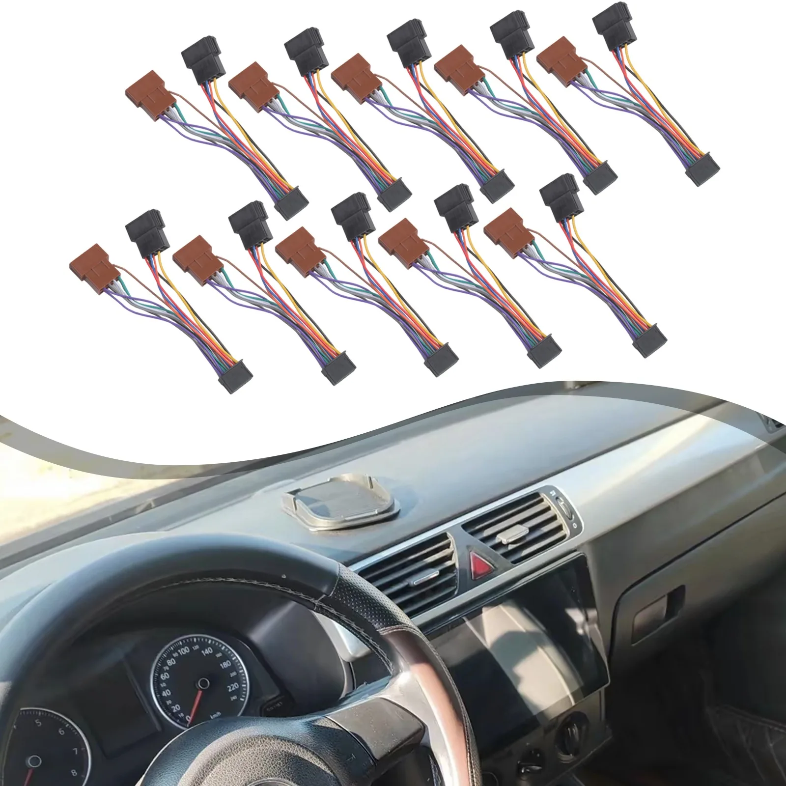 

Car Audio Harness Audio Modified CD Tail Line Car Audio Installation Plastic And Metal Construction For Pioneer Cars