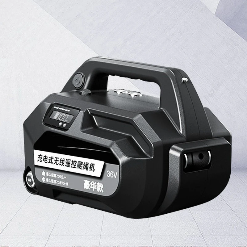 Rechargeable Lift, Electric Rope Climbing Machine ,300 Kg Load 14 M/min,220V Lithium Battery, Hoist