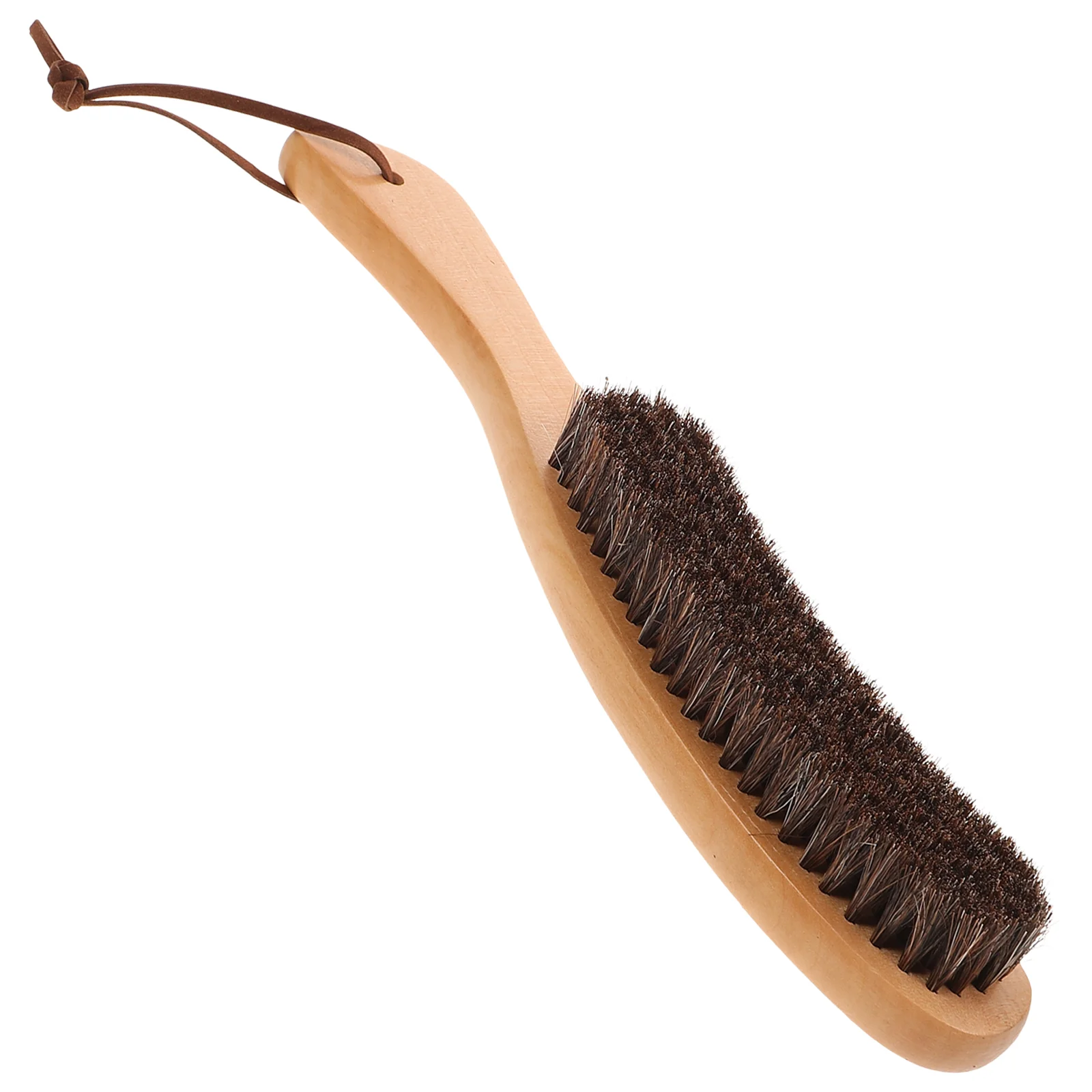 Lint Remover Brush Cleaning Furniture Hair Removal Horsehair Clothes Bamboo Wooden