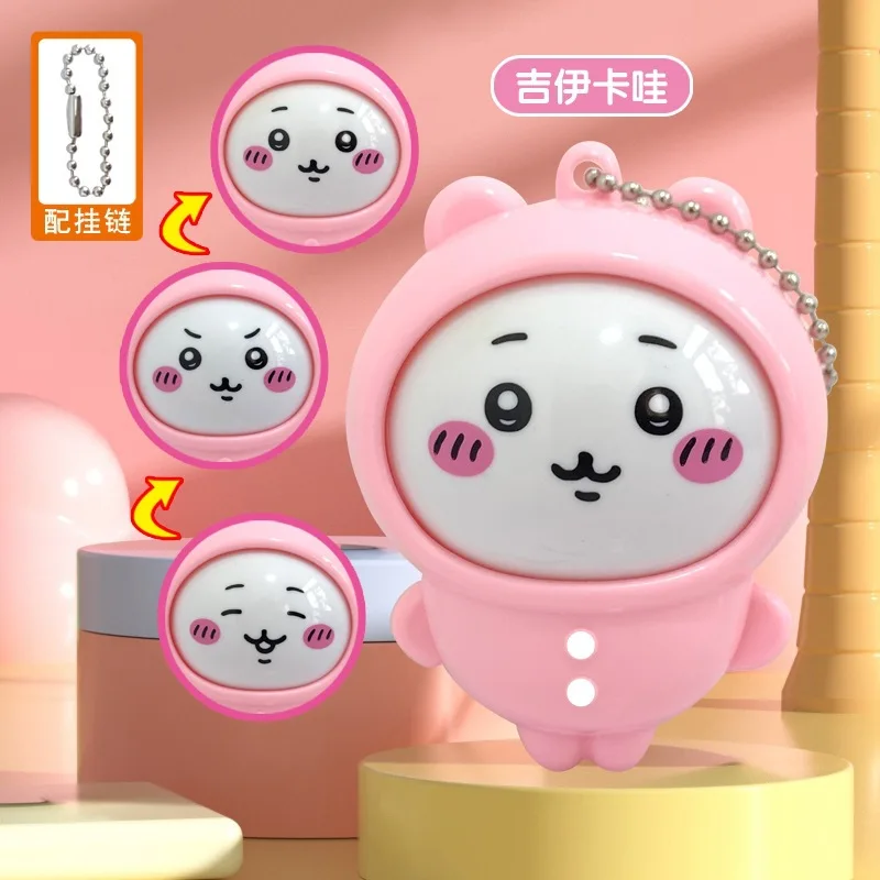 

New Chikawas Transformation Blush Box Sleepwear Collection Cute Hanging Piece Keychain Accent Decor Gift Stock Item