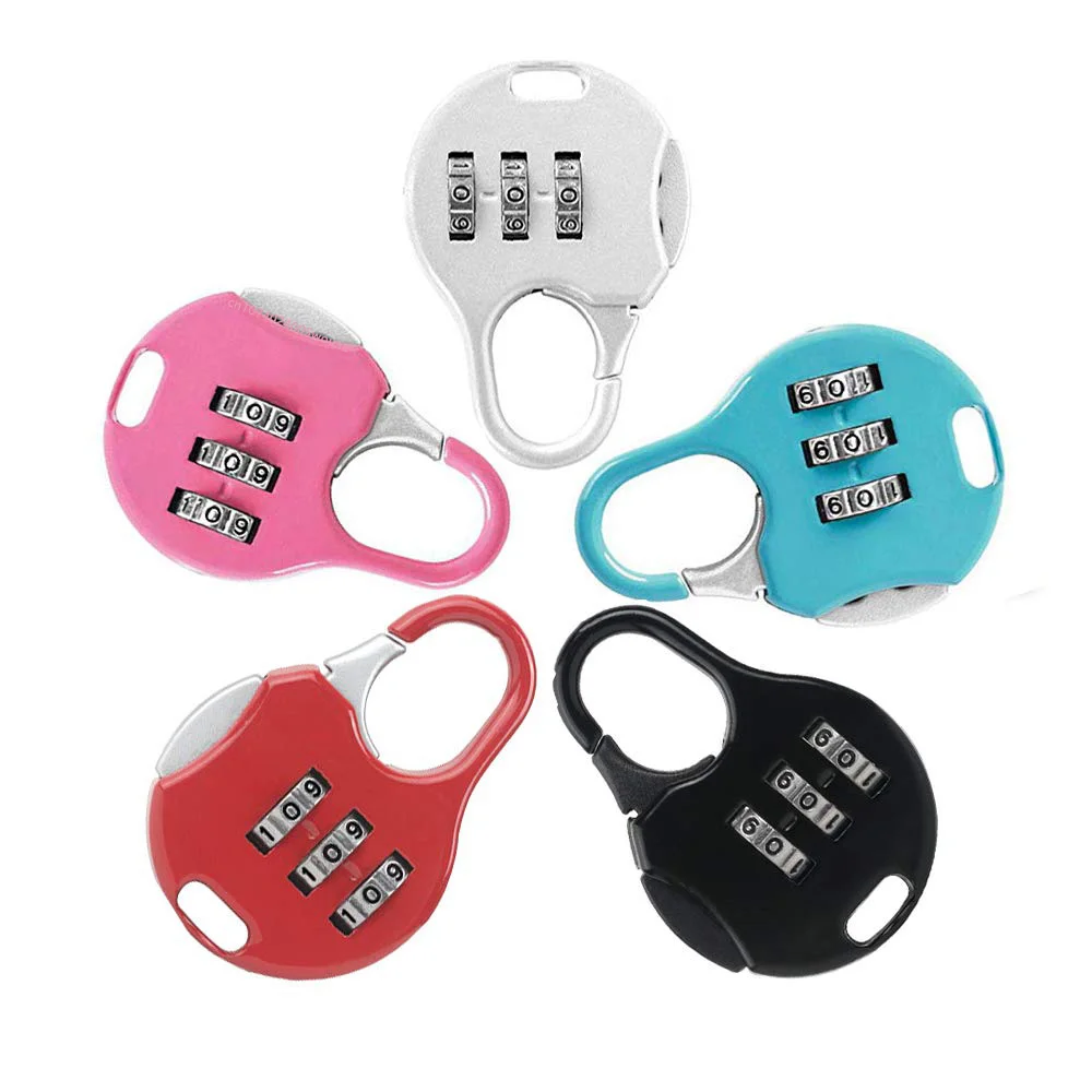 Combination Luggage Padlocks Password Security Padlock Zinc Alloy Safe Lock for Briefcases Backpacks Computer Bags Tool Cabinet