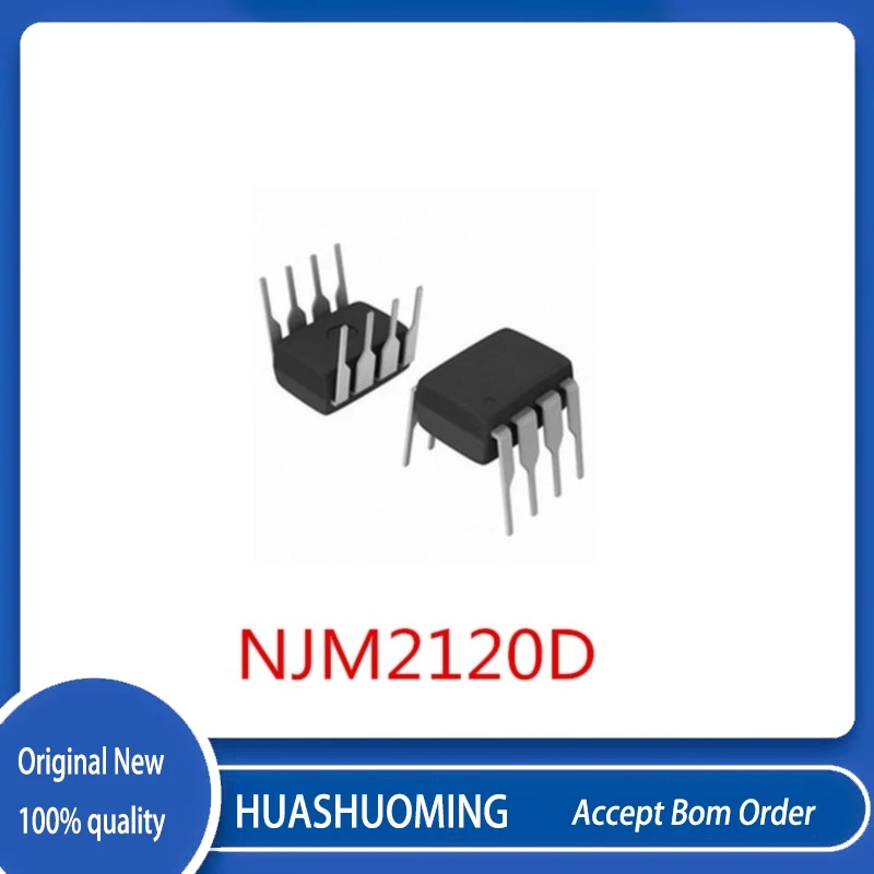 Lote de 5 unidades NJM2120D JRC2120D NJM2120 2120D 2120 DIP-8