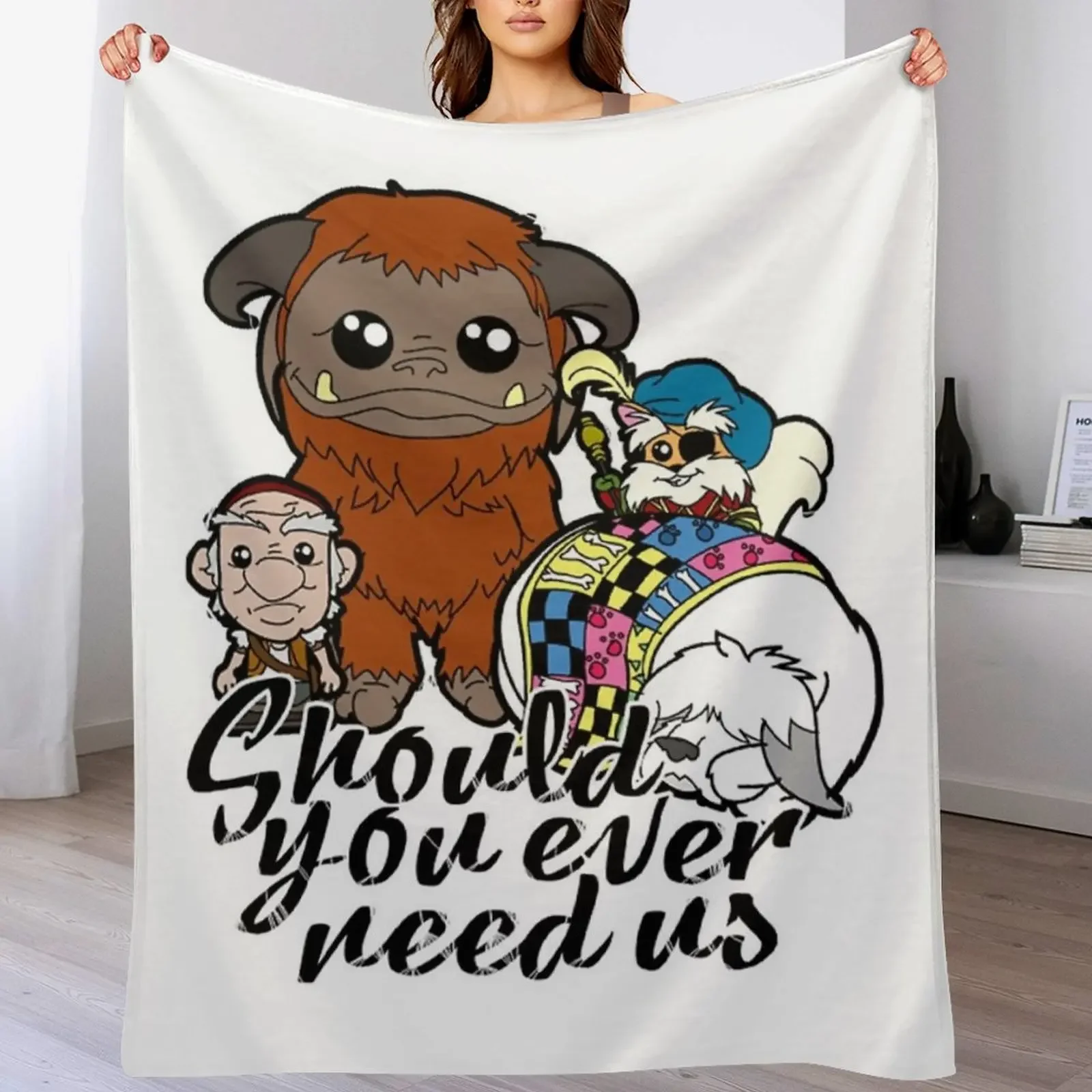 Funny Should you ever need us Throw Blanket Luxury Brand warm for winter Kid'S Thermal Blankets