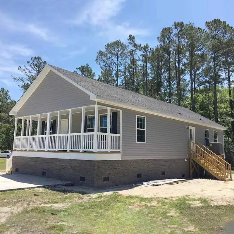 Modern Chinese Prefabricated Villa House Handcrafted Wooden Modular EPS Panel Home