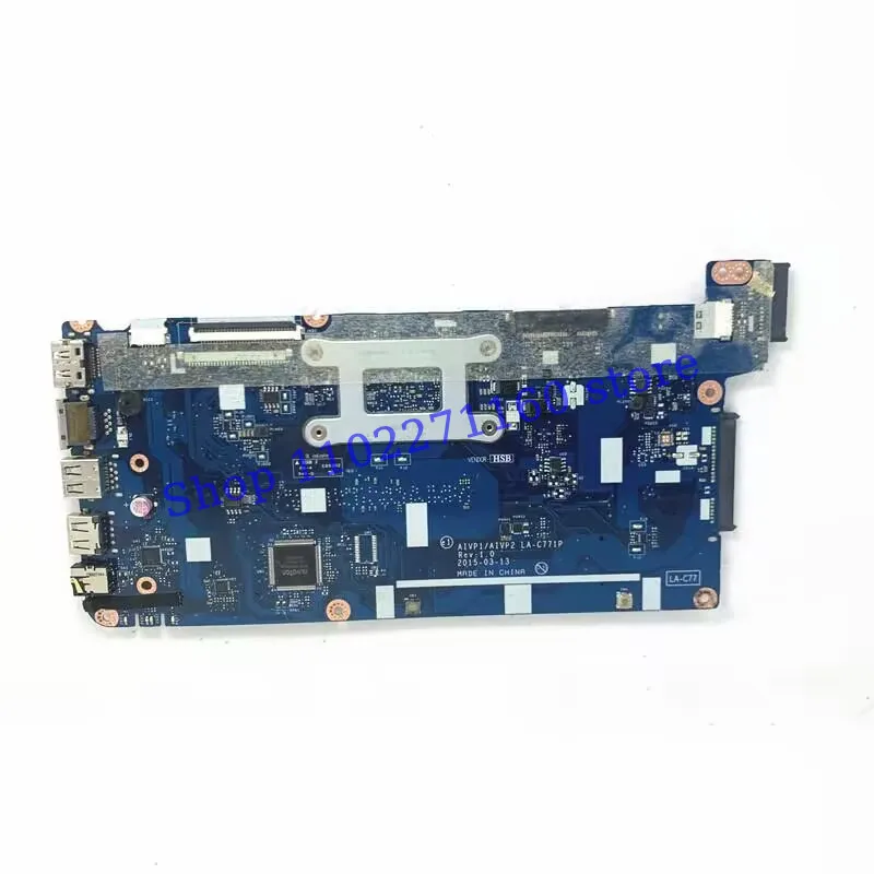 LA-C771P For Lenovo Ideapad 100-14IBY 100-15IBY Mainboard With SR1YJ N2840 CPU Laptop Motherboard 100% Fully Tested Working Well