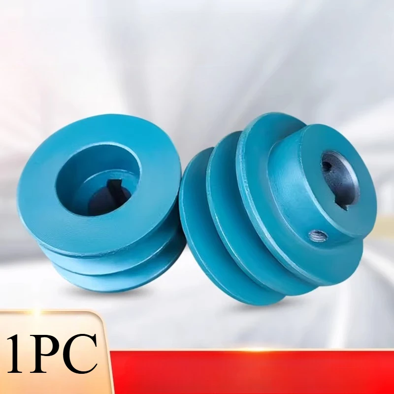 

1PC Apply To Pulley Thickened 2 Slots B Type Belt Table Motor Gear Reducer Motor Drive Wheel Triangle Pulley Daquan