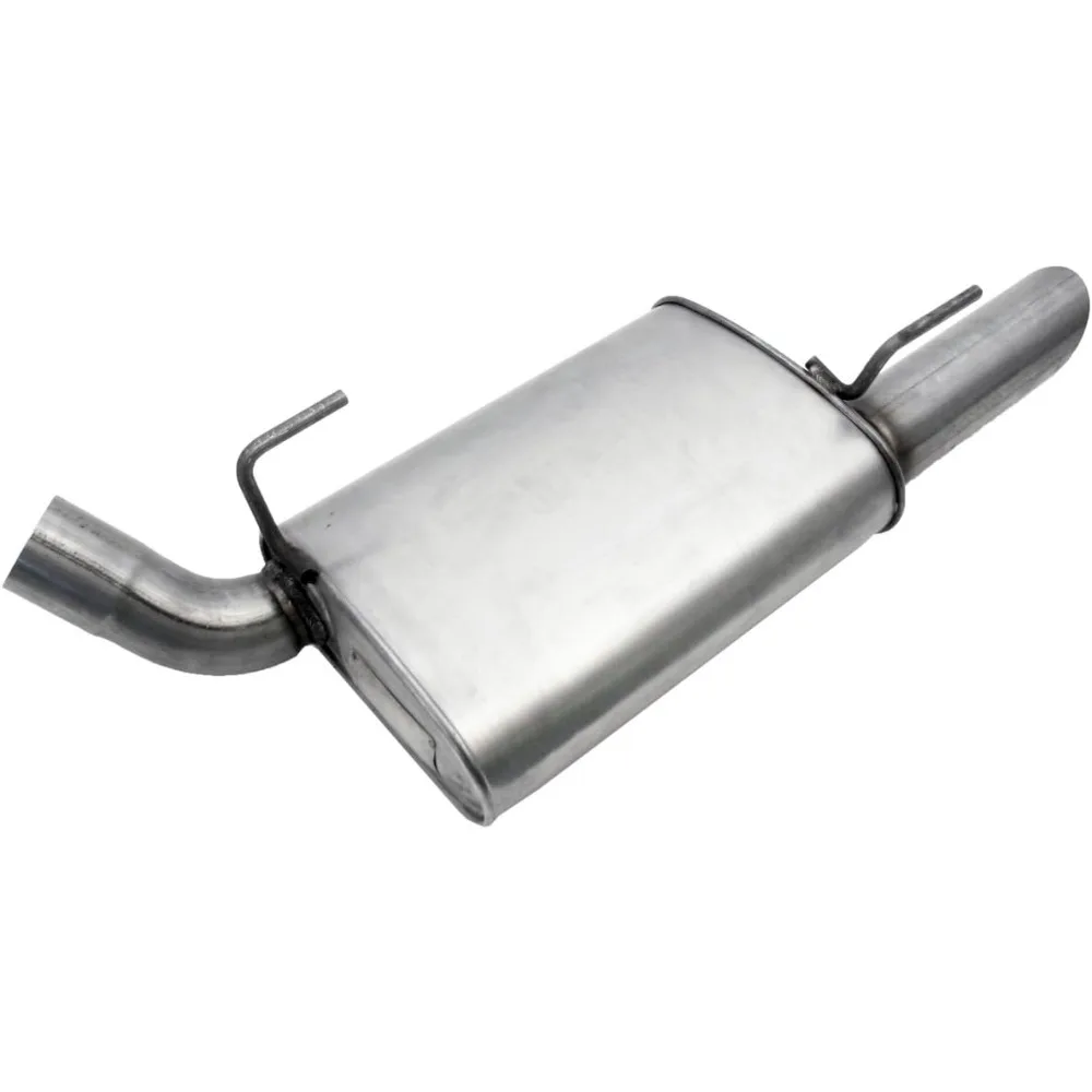 

Quiet-Flow SS 53740 Direct Fit Exhaust Muffler Assembly 2.5" Inlet (ID) 3" Outlet (OD) for Ford Mustang