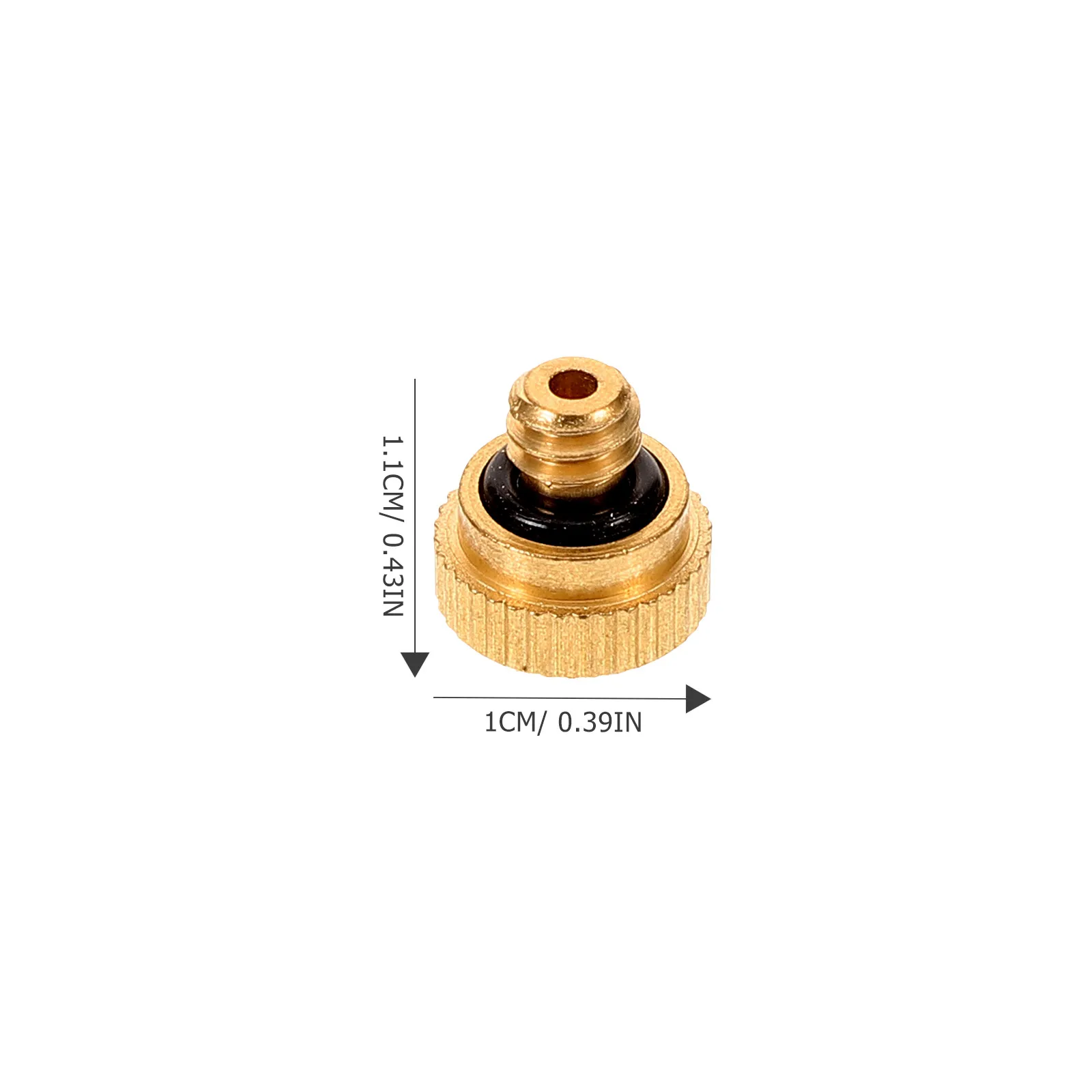 

30pcs Brass Misting Nozzles Lead-Free Durable Leak-Proof Water-Saving For Cooling System Outdoor 0.3Mm Orifice