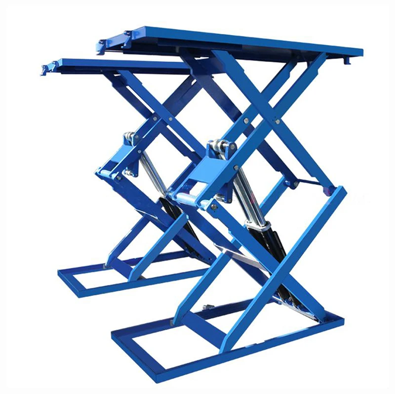 Full Rise 3500kg Scissor Car Lift Inground Hydraulic Car Scissor Lift With 3.5T Lifting Capacity